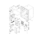 KitchenAid KFIS25XVBL4 refrigerator liner parts diagram
