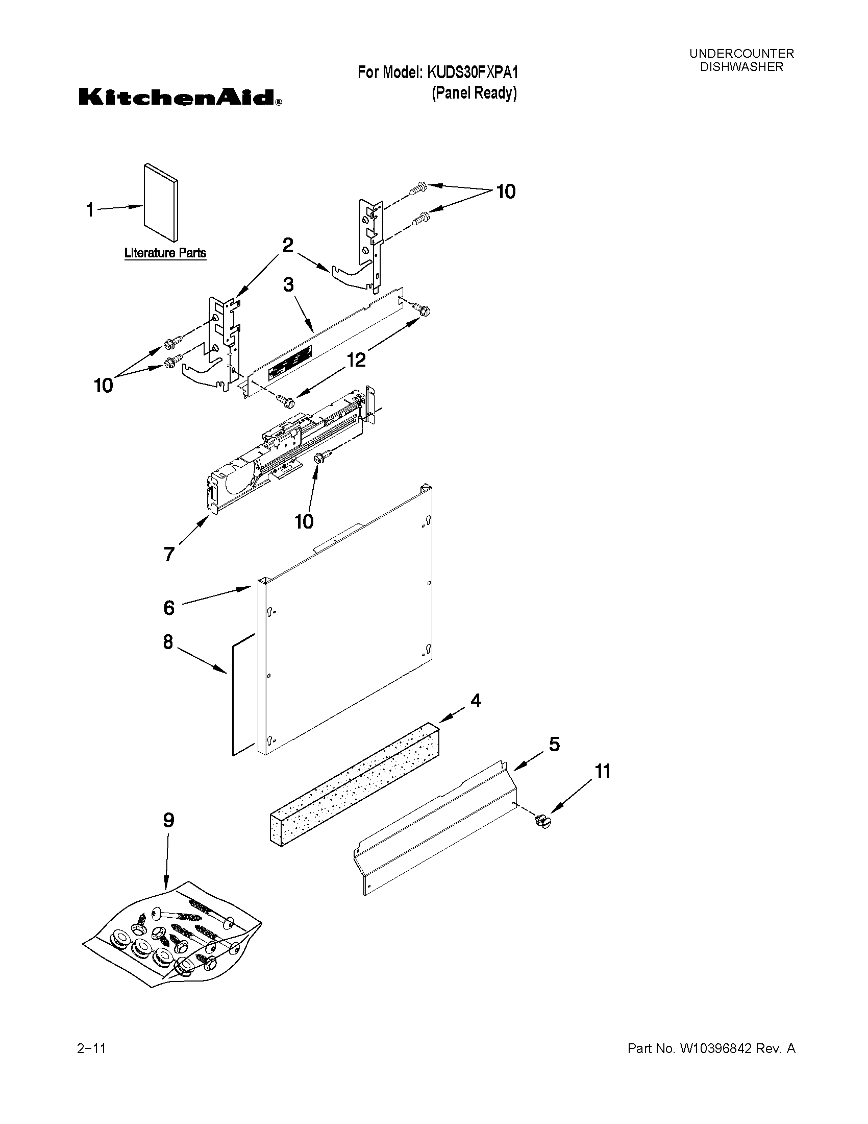 Door and panel parts
