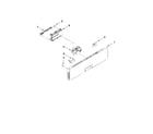 KitchenAid KUDS30FXPA1 control panel and latch parts diagram
