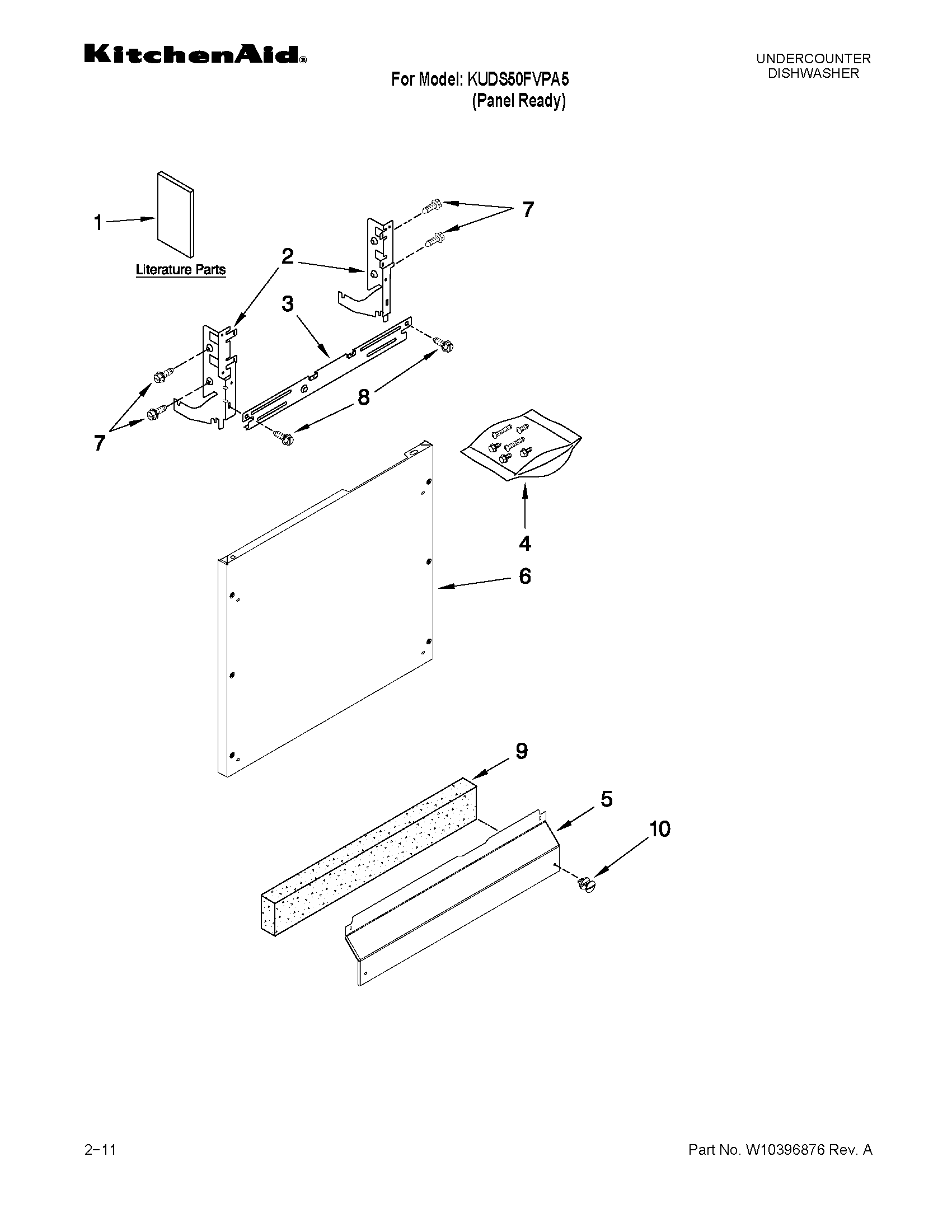 Door and panel parts