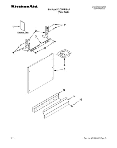 Door and panel parts
