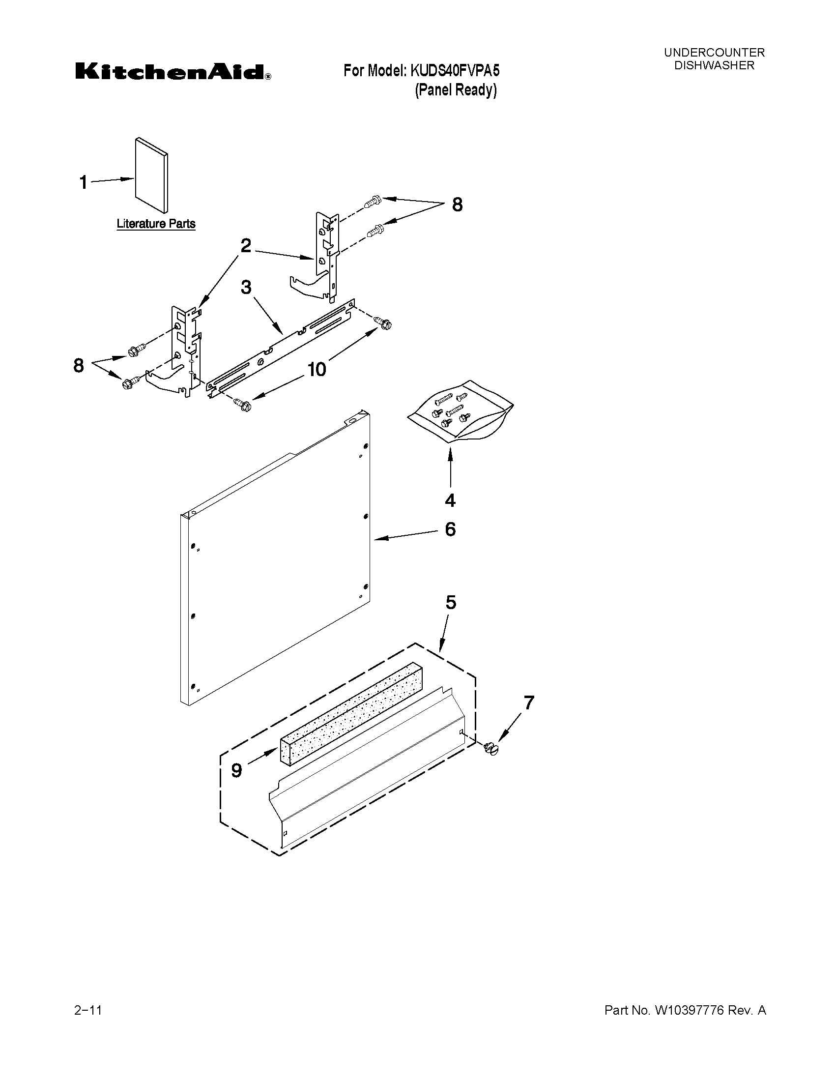 Door and panel parts