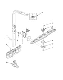 Upper wash and rinse parts