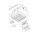 KitchenAid KUDS30CXSS1 upper rack and track parts diagram