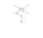 KitchenAid KUDS30CXSS1 lower washarm and strainer parts diagram