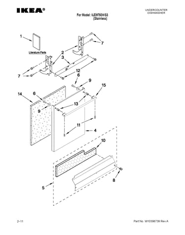 Door and panel parts