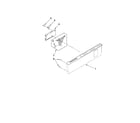 Ikea IUD9750WS3 control panel and latch parts diagram