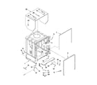 Ikea IUD9750WS3 tub and frame parts diagram