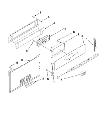 Control panel parts