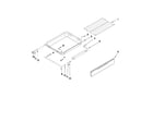 Maytag MGRH865QDB1 drawer and rack parts diagram