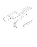 Drawer and rack parts
