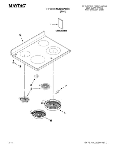Cooktop parts