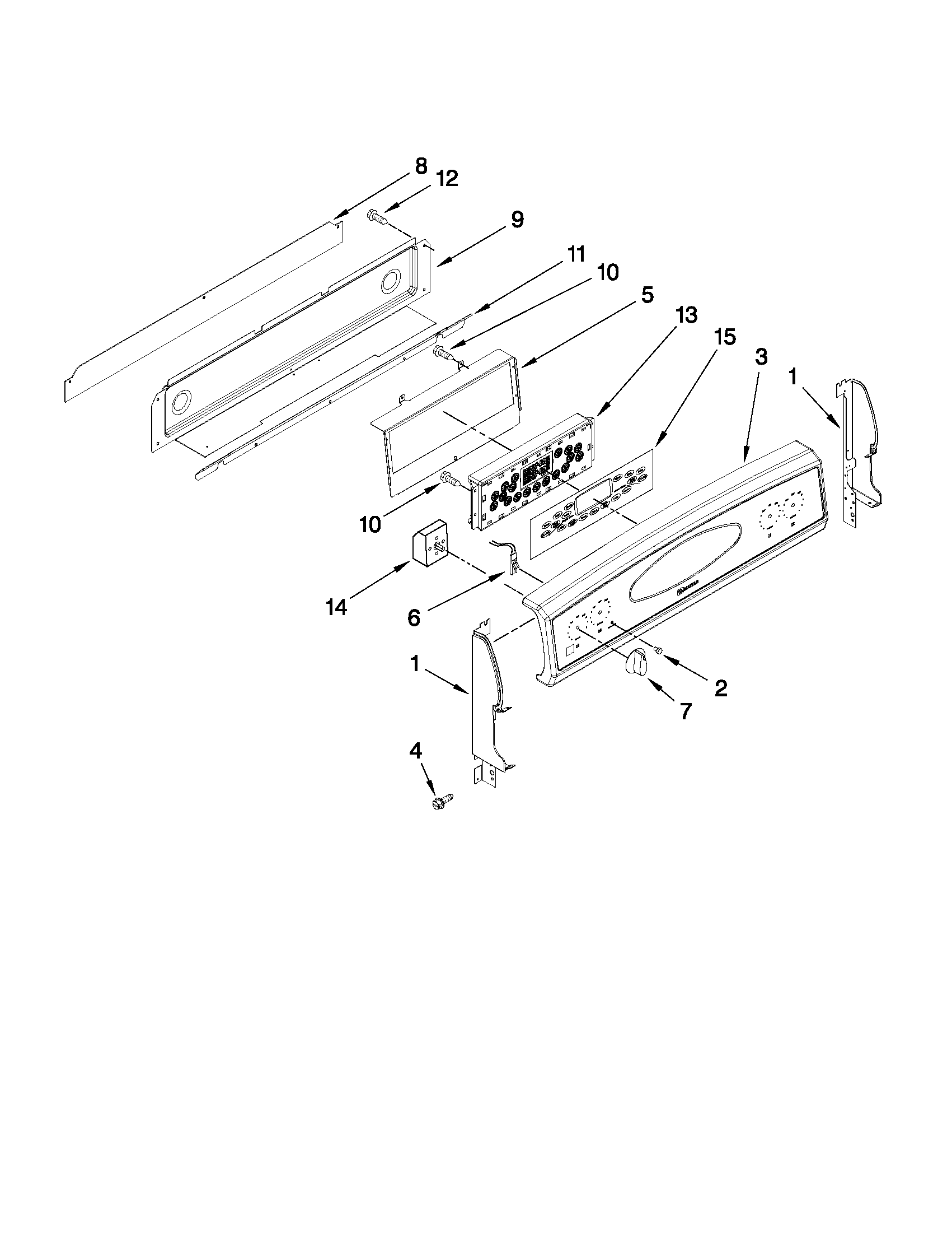 Control panel parts