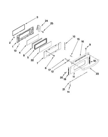 Upper door parts