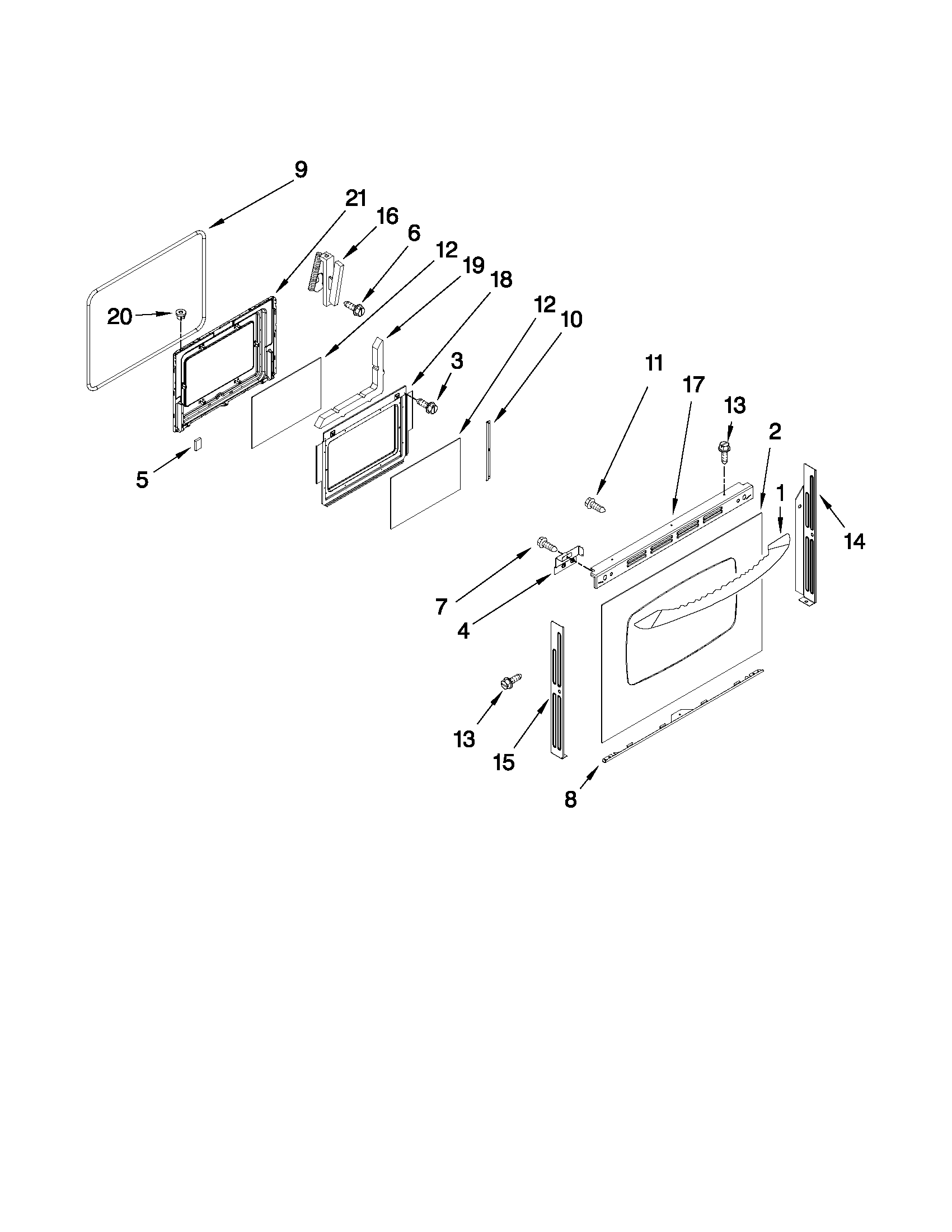 LOWER DOOR PARTS