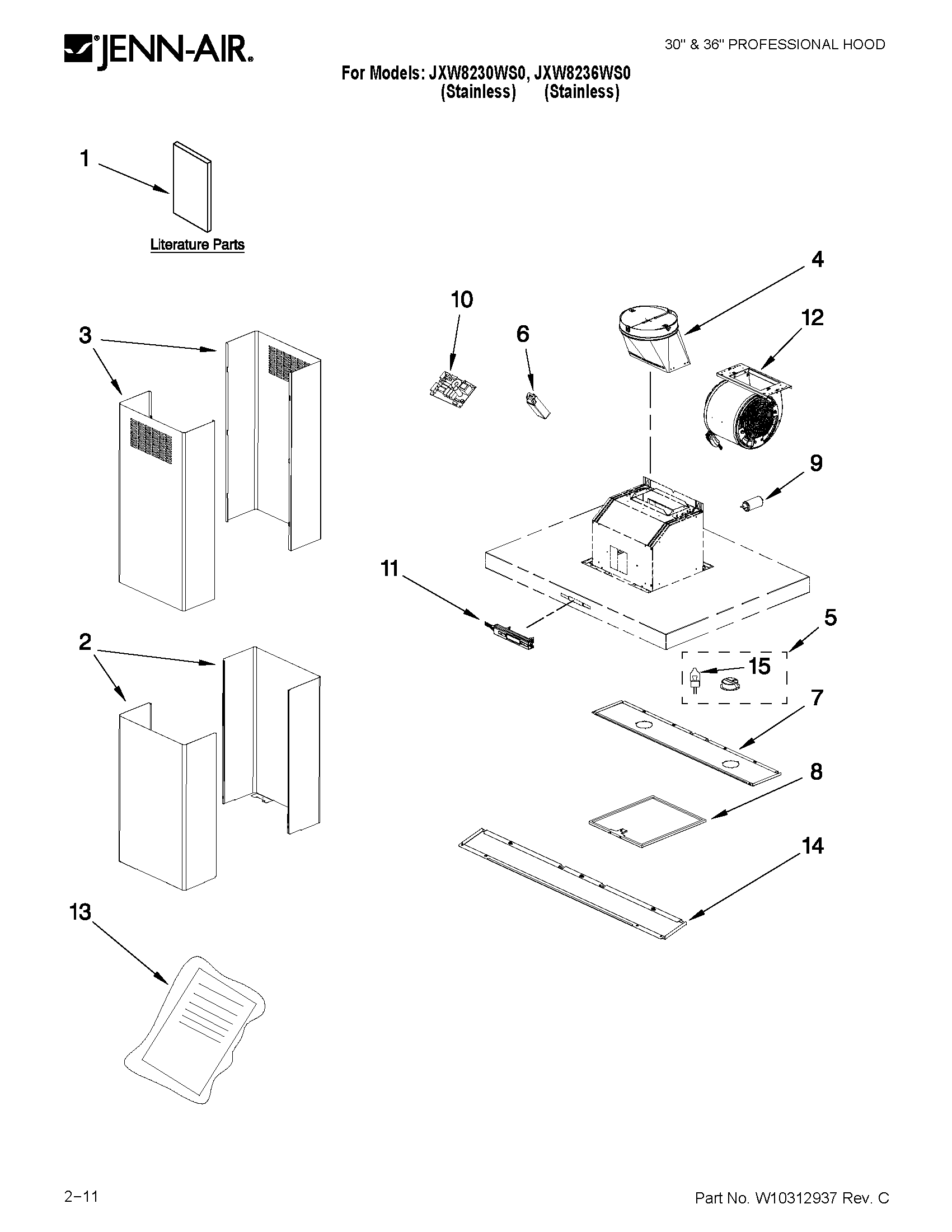 Hood parts