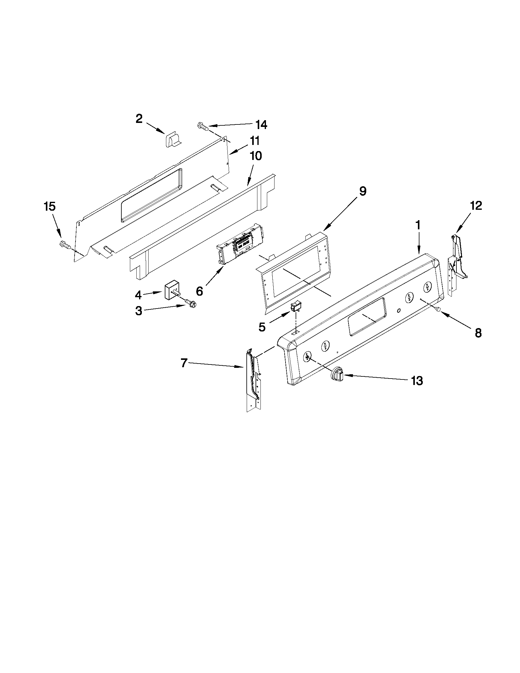 Control panel parts