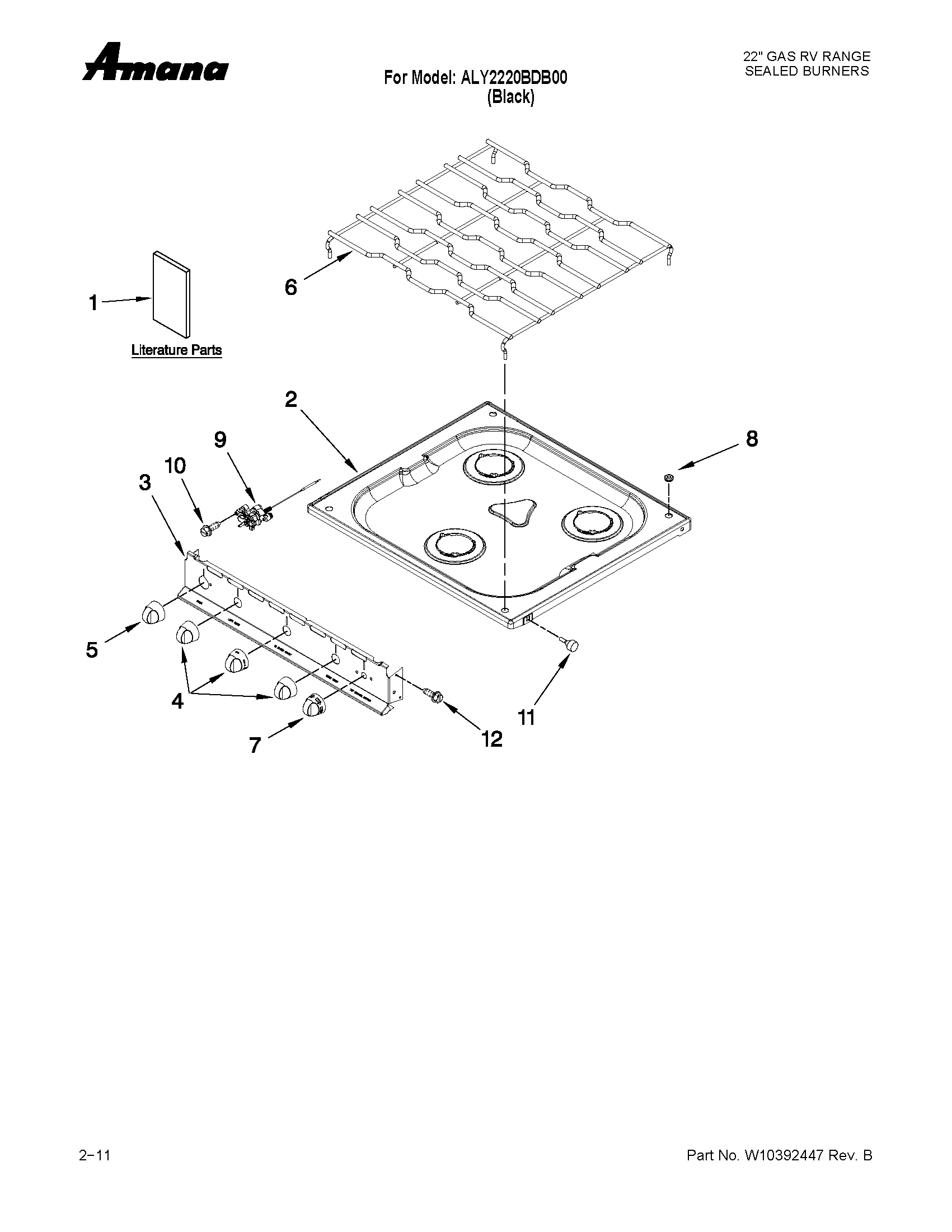 COOKTOP PARTS