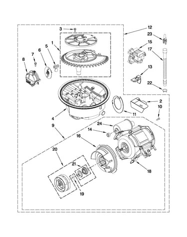 Pump and motor parts