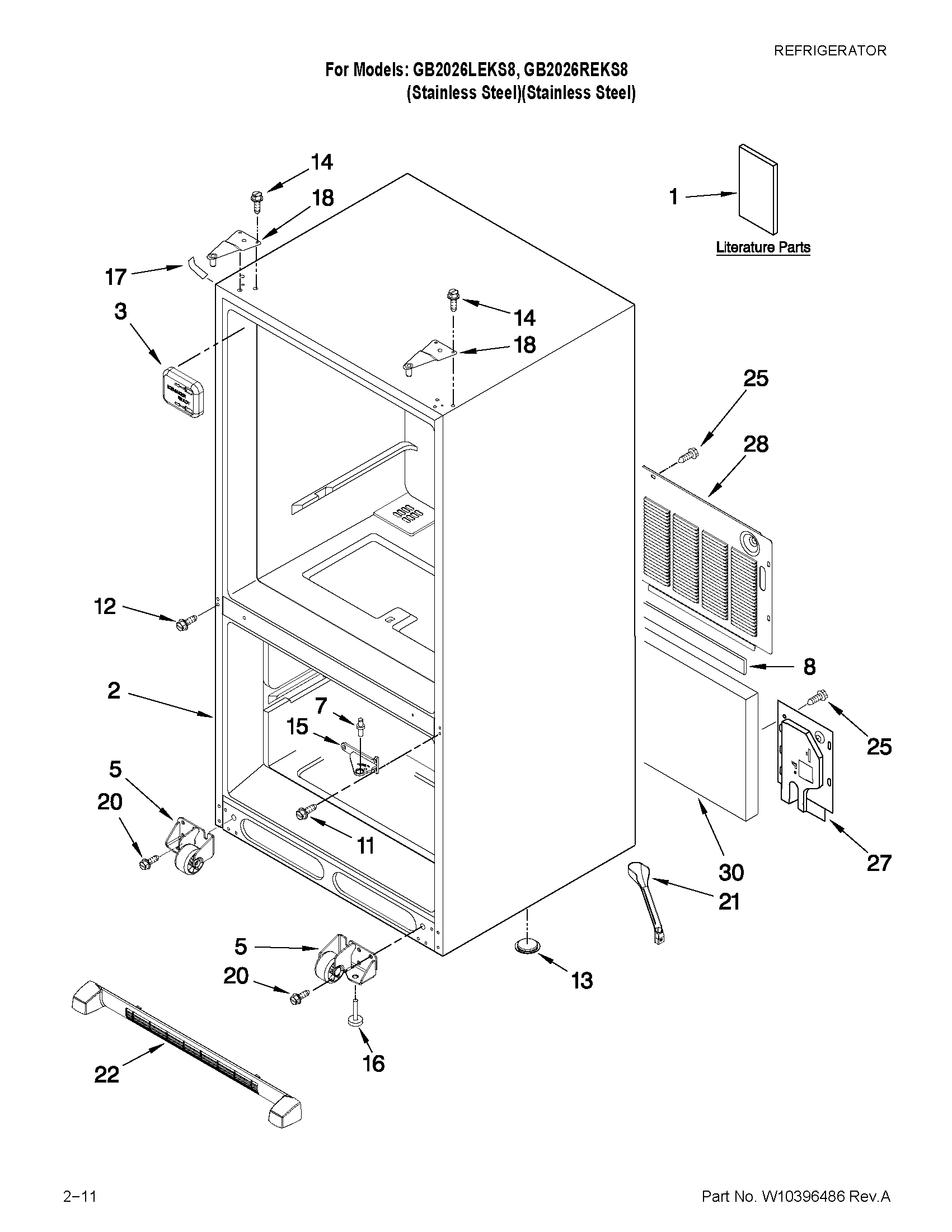 Cabinet parts