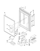 Refrigerator door parts