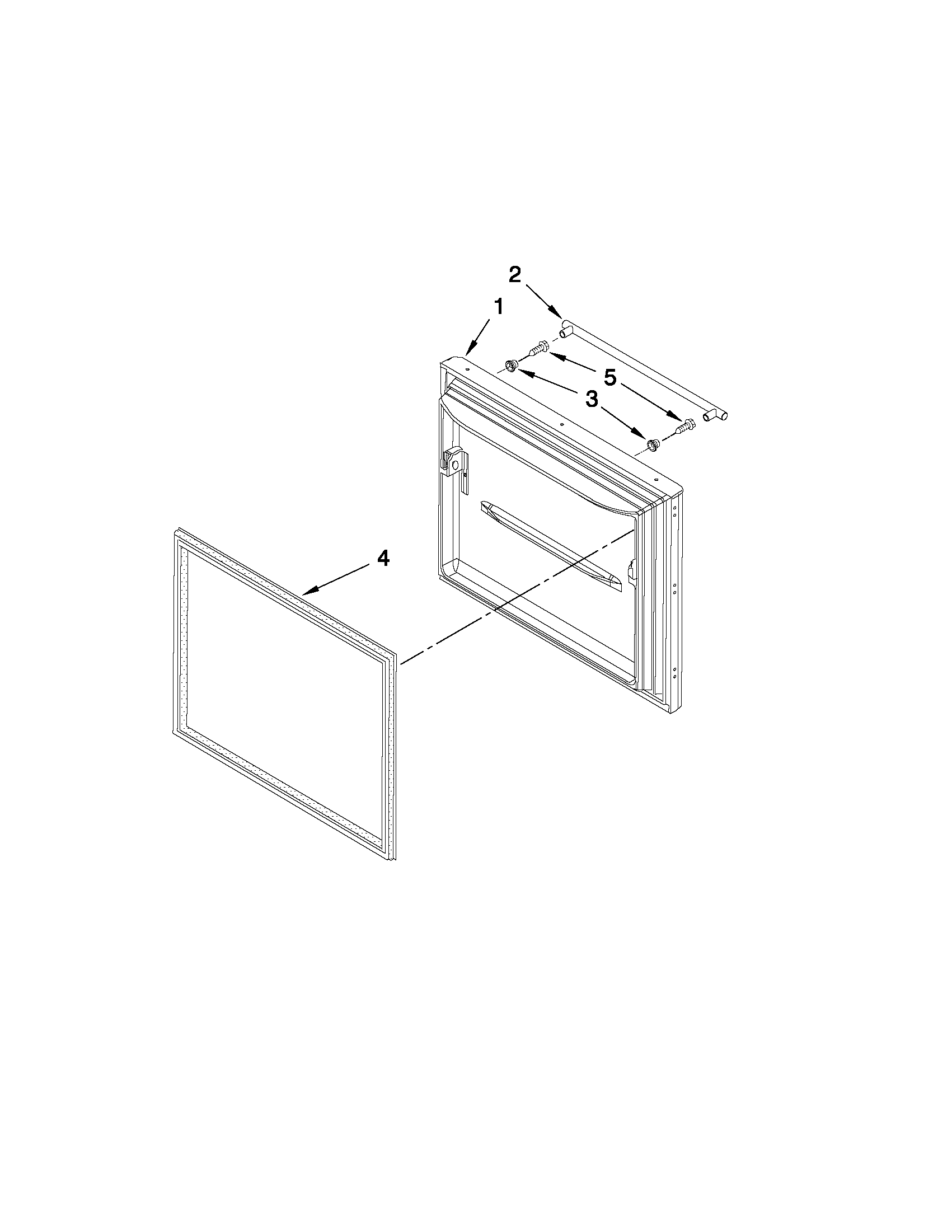 Freezer door parts