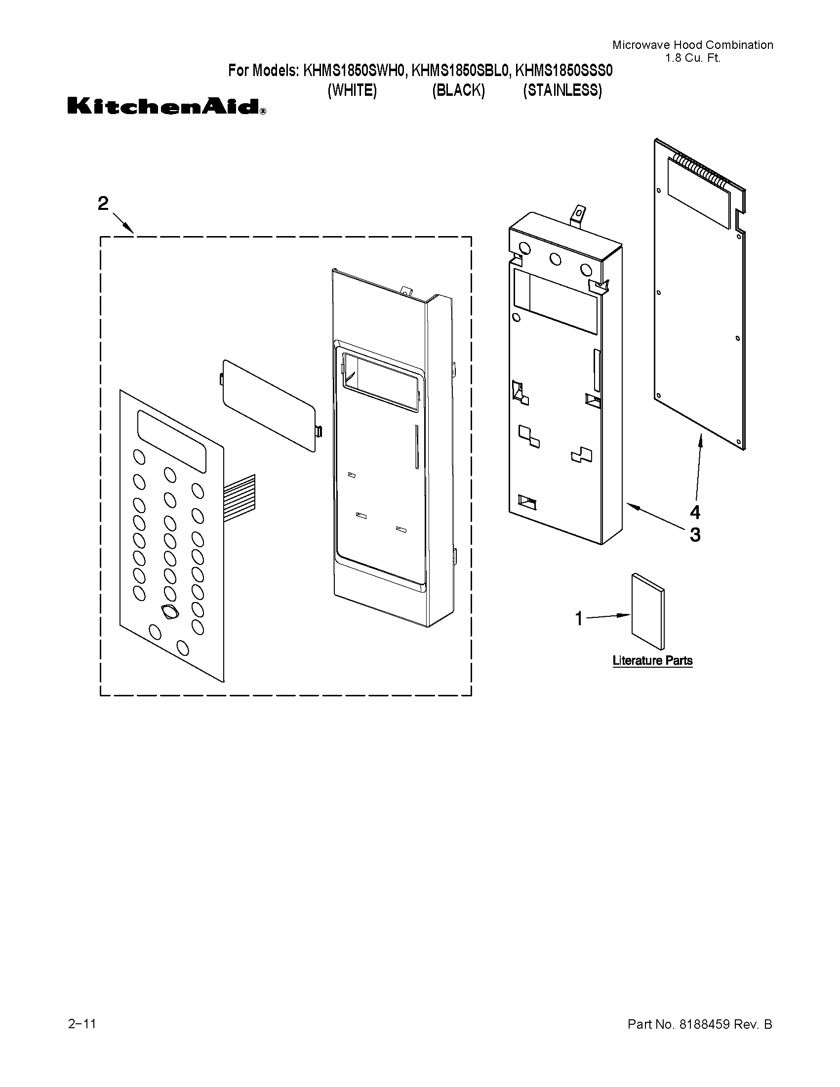 Control panel parts