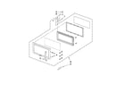 KitchenAid KHMS1850SBL0 door parts diagram