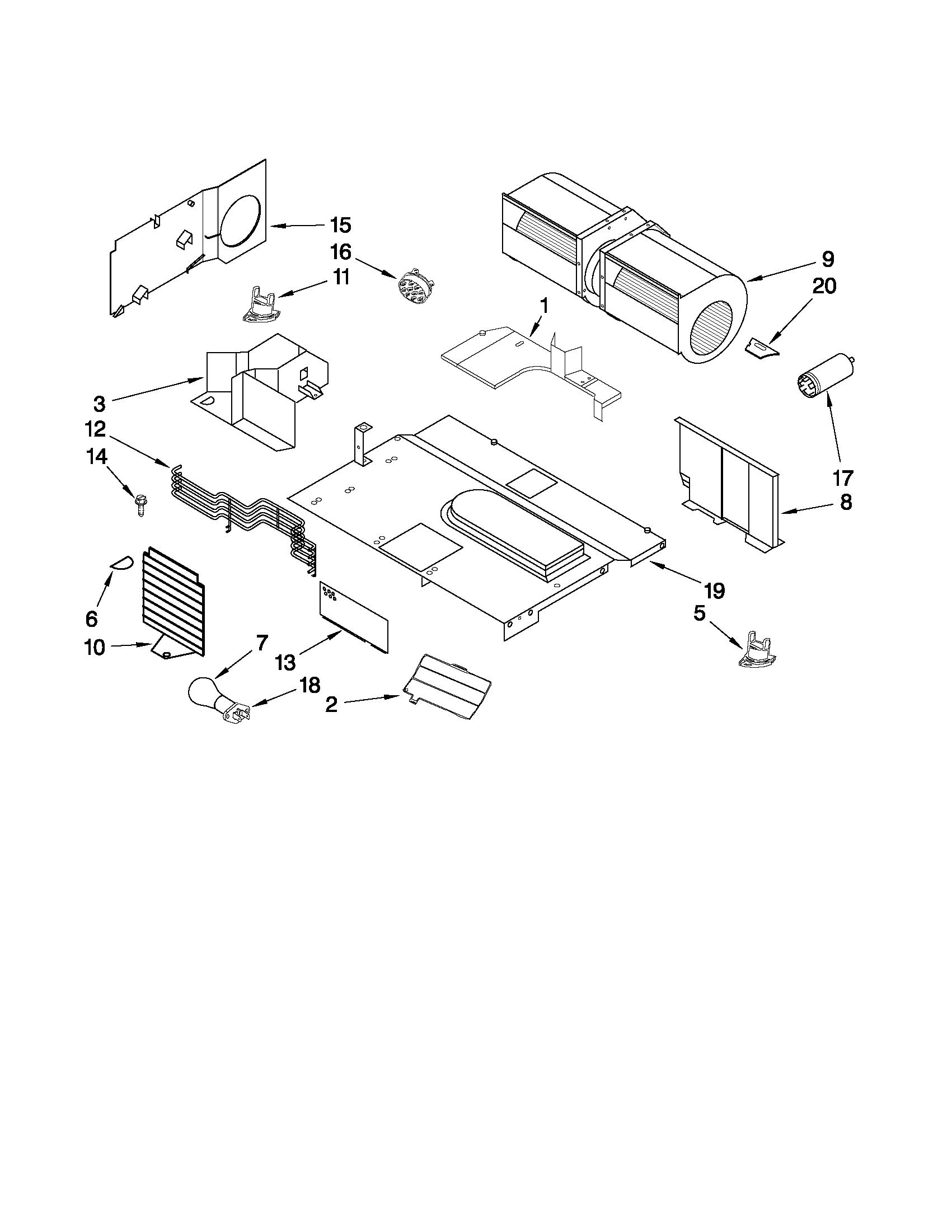 Air flow parts