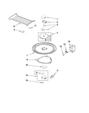 Magnetron and turntable parts
