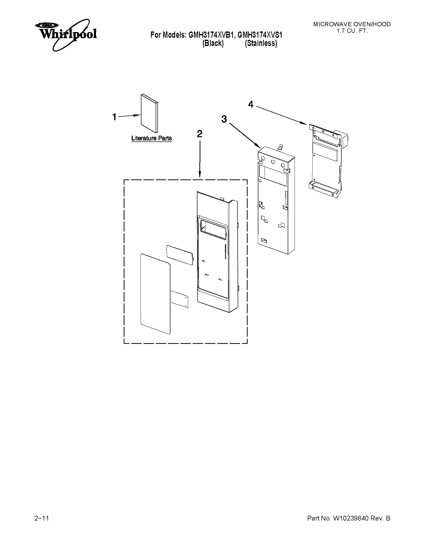 Control panel parts