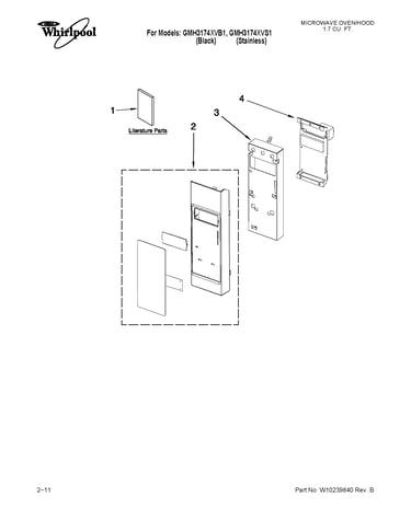 Control panel parts