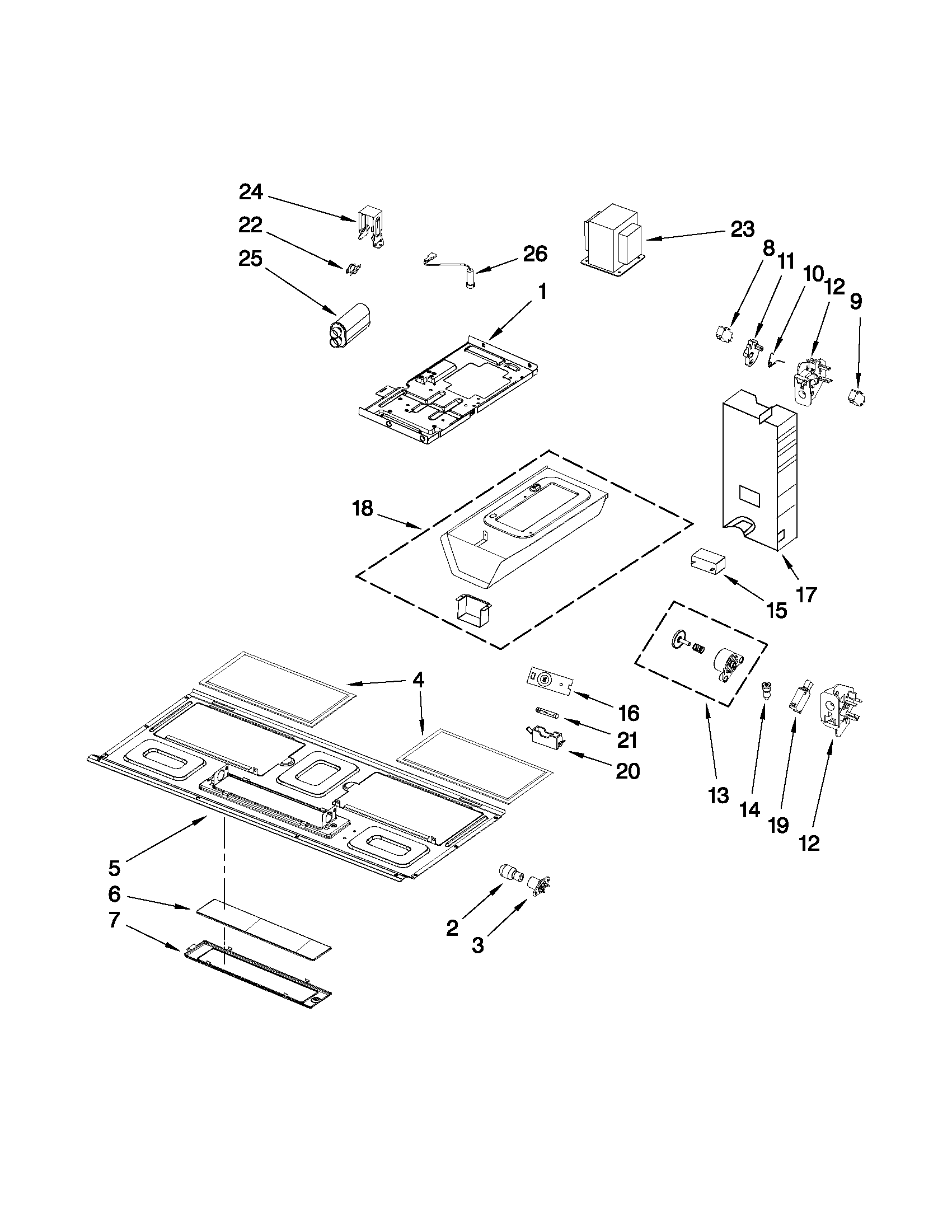 Interior and ventilation parts