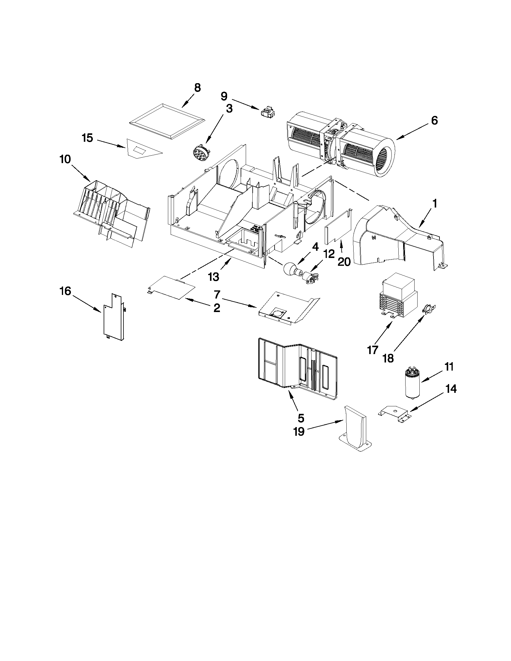 Air flow parts
