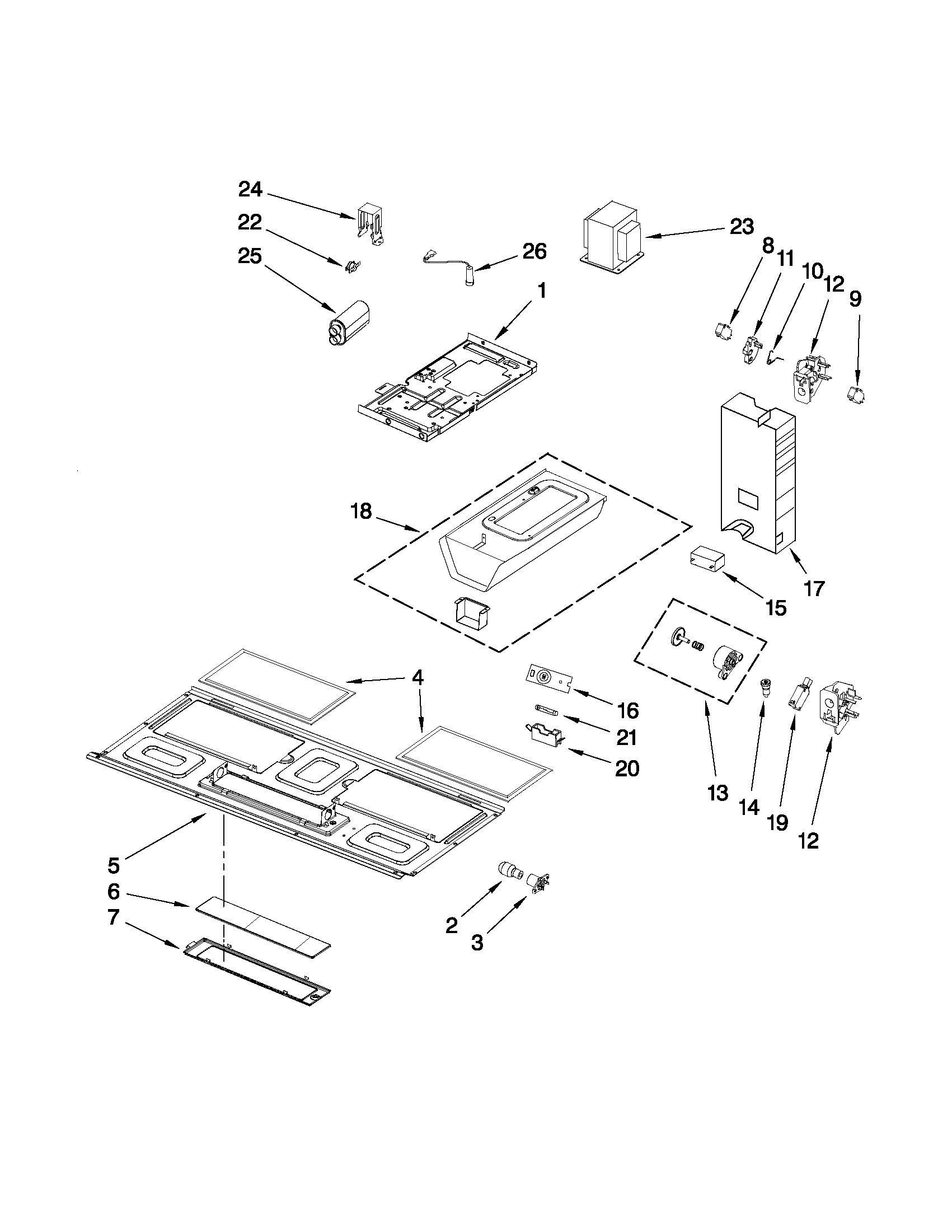 Interior and ventilation parts