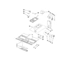 Whirlpool WMH1162XVD1 interior and ventilation parts diagram