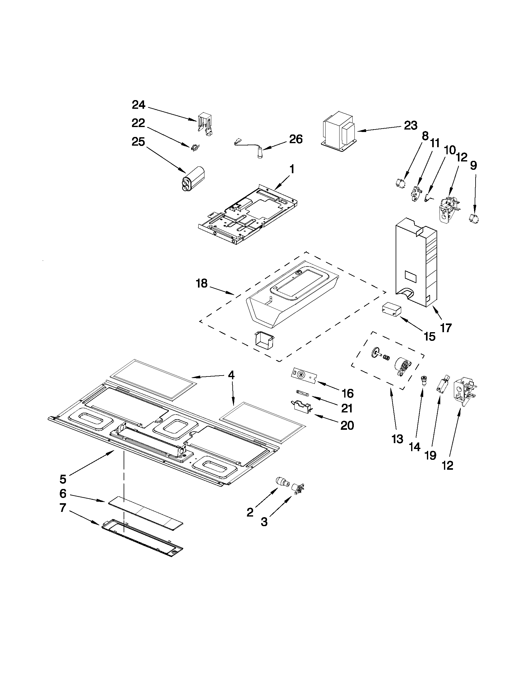 Interior and ventilation parts