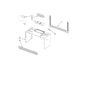 Whirlpool WMH1162XVB1 cabinet and installation parts diagram
