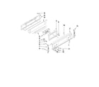 KitchenAid YKERS205TS4 control panel parts diagram