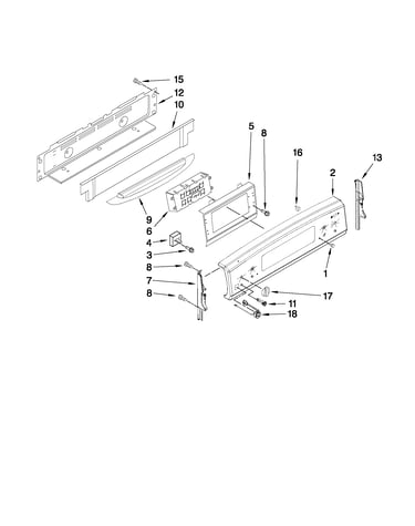 Control panel parts