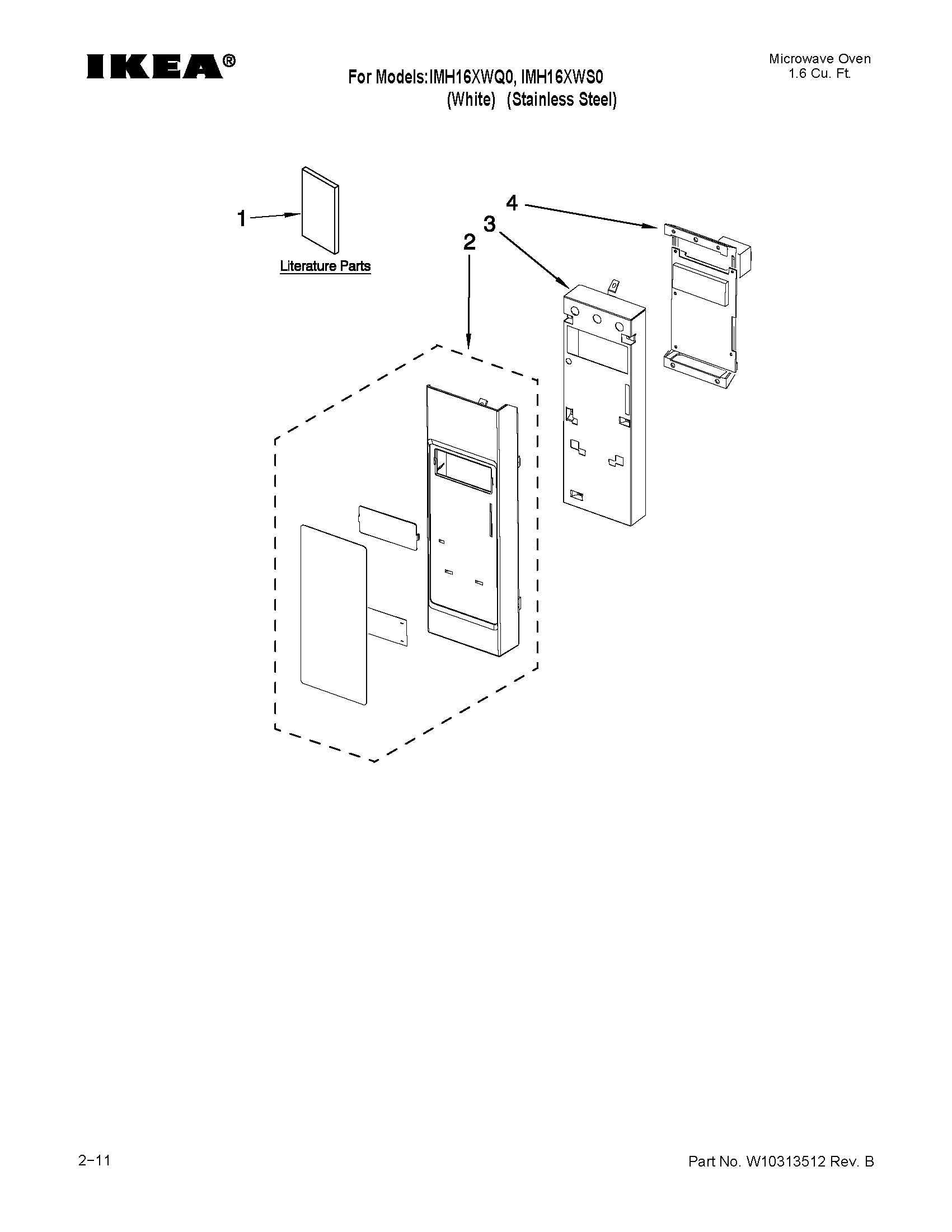 Control panel parts
