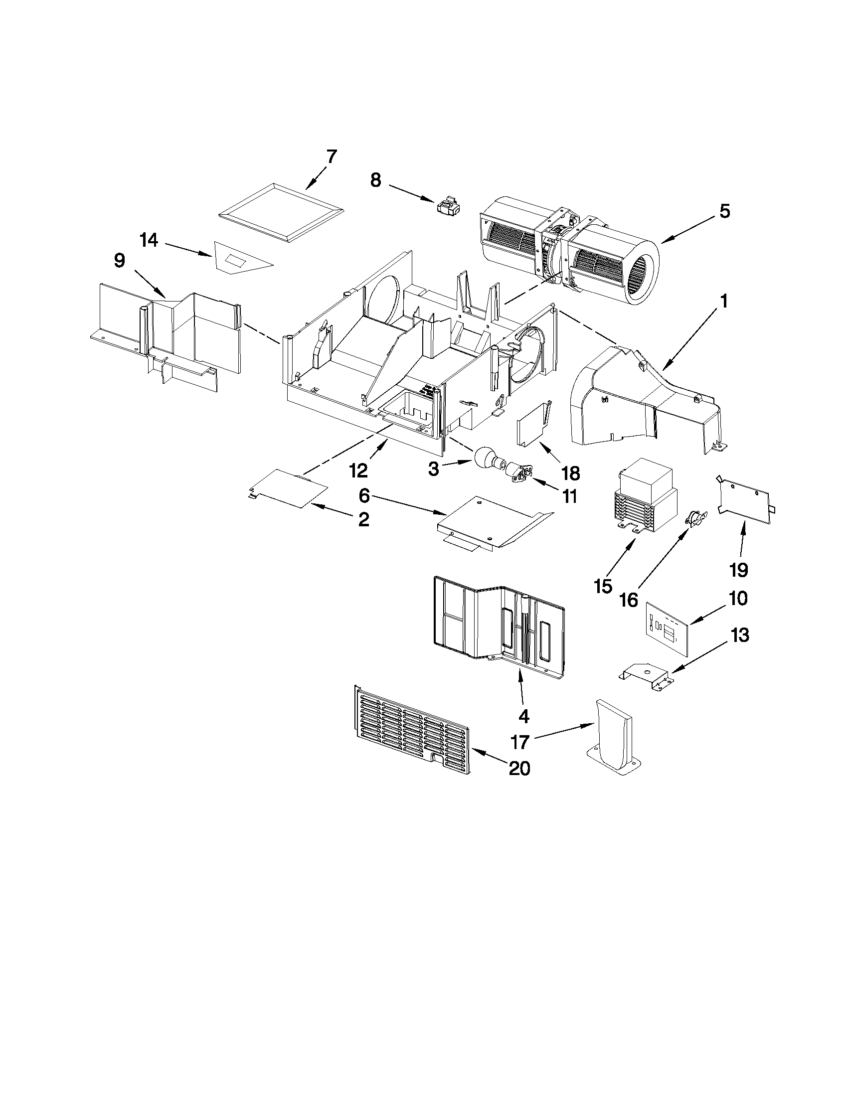 Air flow parts
