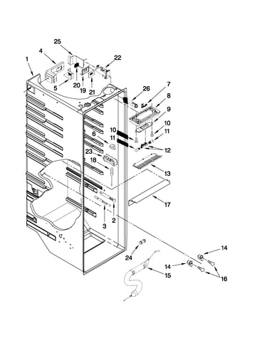 Refrigerator liner parts