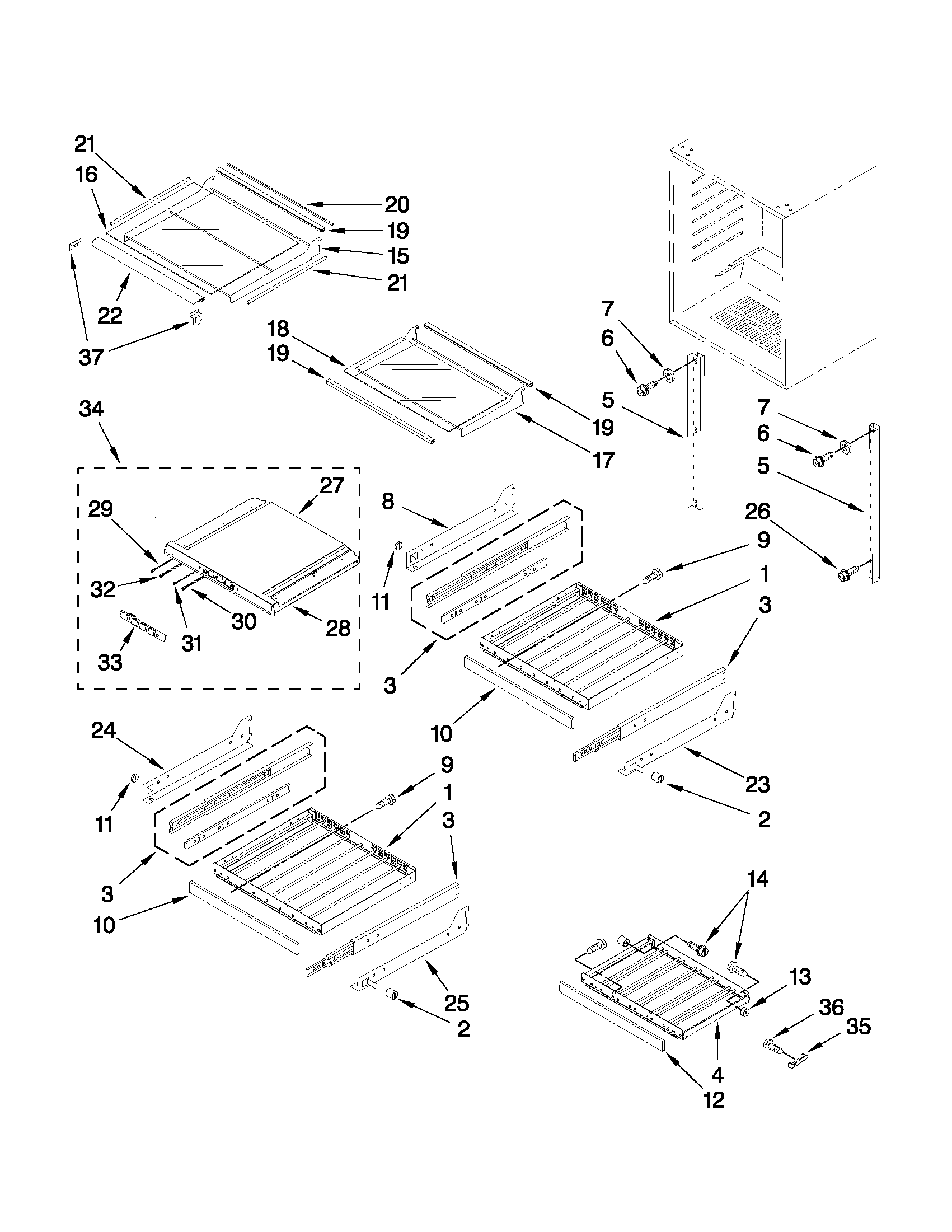 SHELF PARTS