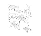 KitchenAid KBCO24RSBX03 shelf parts diagram