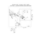 Whirlpool WGD7990XG0 w10307147 burner assembly diagram