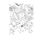 Whirlpool 7MWGD5550XW0 bulkhead parts diagram