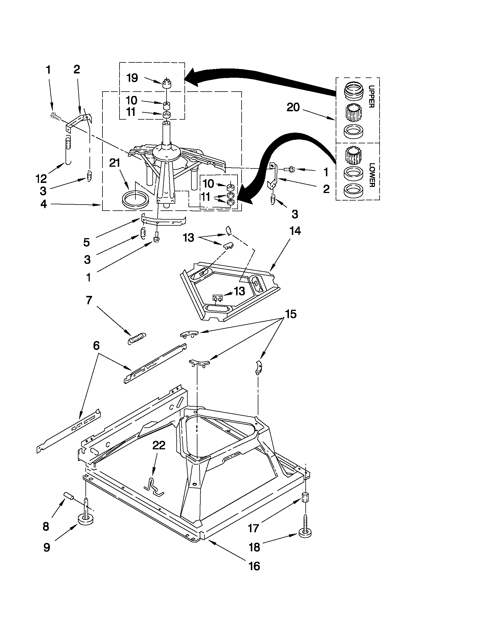 MACHINE BASE PARTS