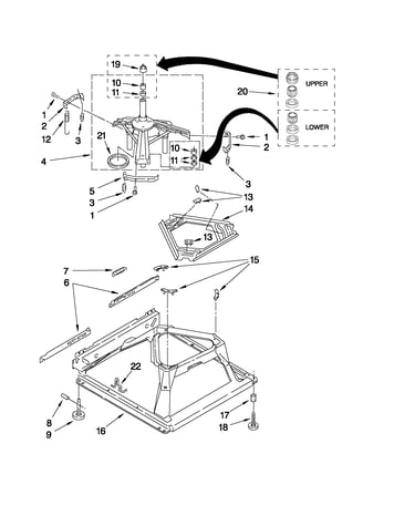 Machine base parts