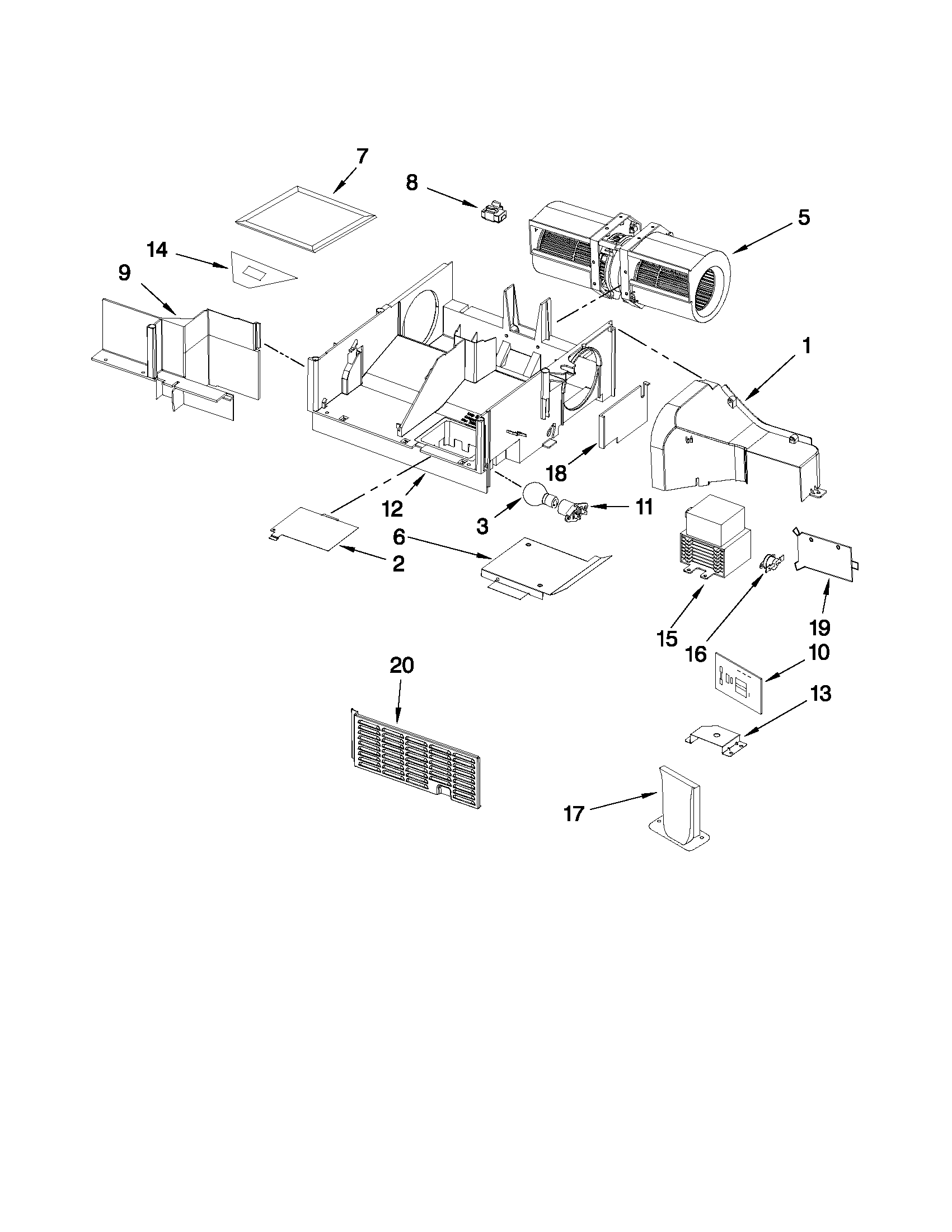 Air flow parts